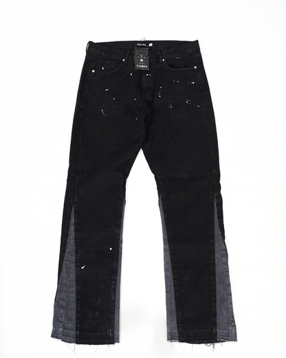 Black-flared Jeans 