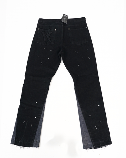 Black-flared Jeans 